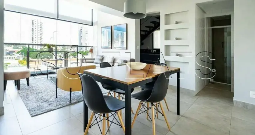 Residencial Vox na Vila Olímpia, disponível para locação com 70m², 1 dormitório e 1 vaga de garagem