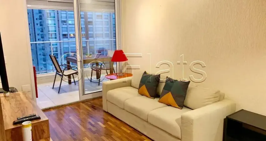 Apto no Residencial Bela Cintra contendo 50m², 1 dormitório e 1 vaga de garagem.