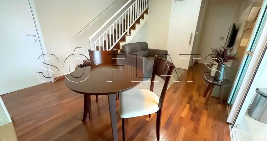 Apto no Estanconfor Villa Paulista com 110m², 2 dormitório e 2 vagas, disponível para locação.
