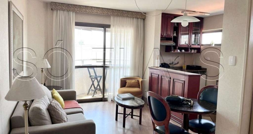 Flat Paulista Wall Street, disponível para venda com 47m², 1 dormitório e 1 vaga