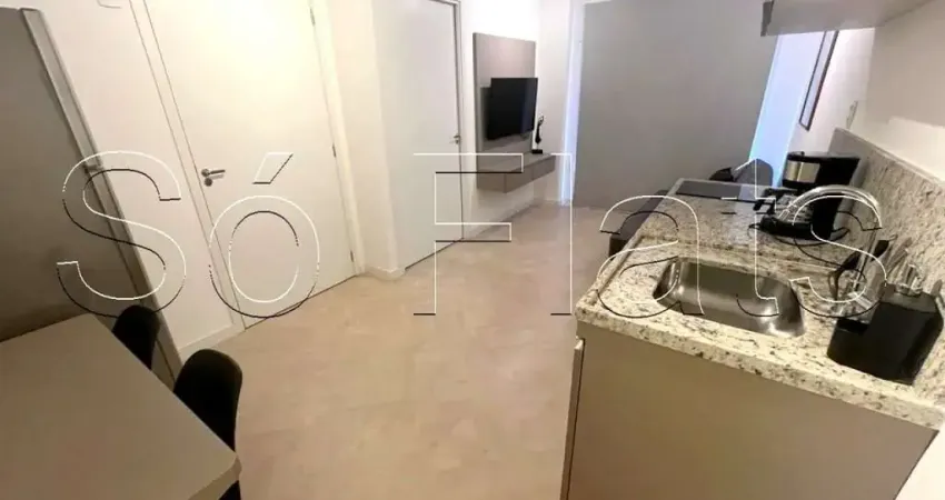 Mobi One Paulista, apto disponível para locação com 33m² e 1 dormitório no bairro dos Jardins.