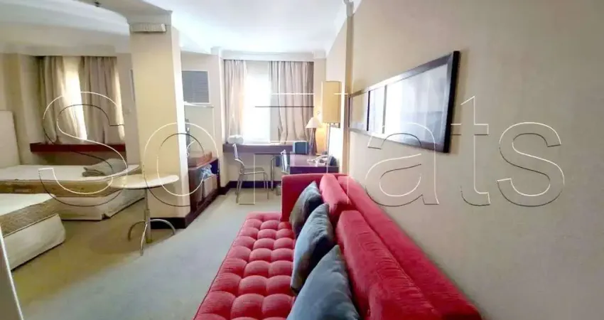 Flat disponível para locação a 1 quadra da Av. Paulista, próximo ao Shopping Cidade de São Paulo.