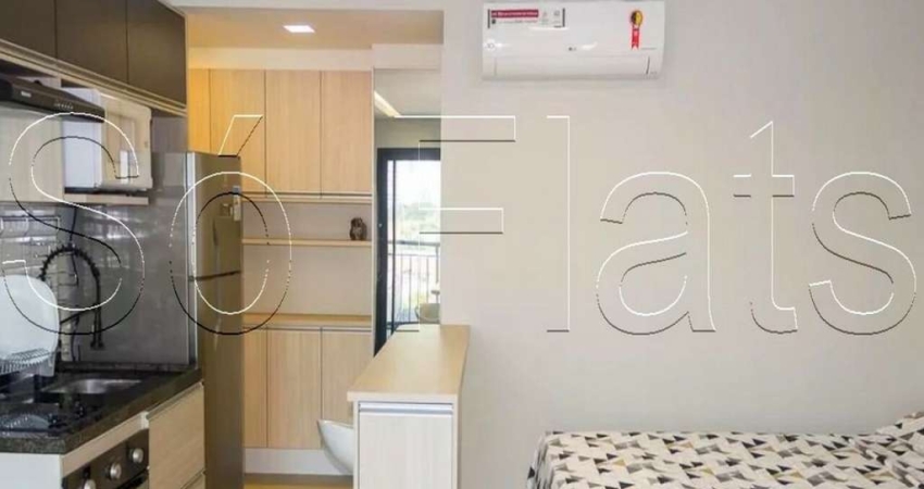 Studio Is Moema, flat disponível para locação, contendo 34m² e 1 dormitório.