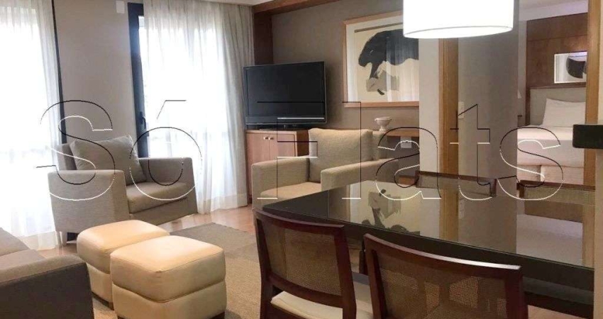 APARTAMENTO EM HOTEL ALTO PADRÃO EM PINHEIROS COM 02 DORMS SENDO TODOS SUITES