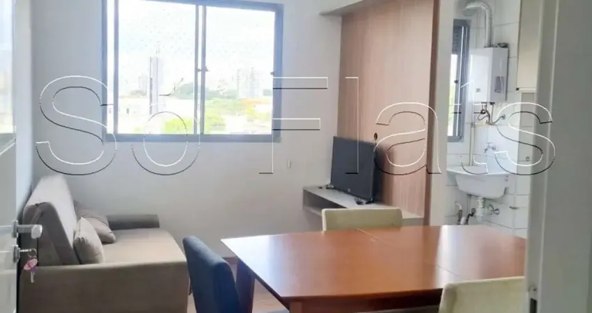 Residencial Urban Mooca I, apto disponível para locação contendo 35m² e 1 dormitório.