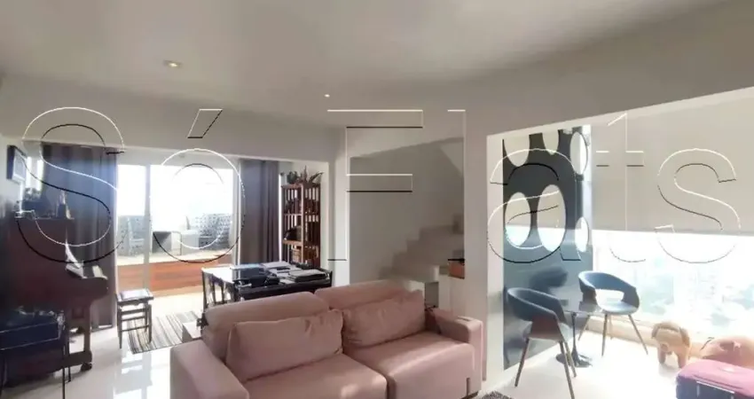 Residencial Concetto, apto na cobertura disponível para locação contendo 140m², 2 dorms e 3 vagas.