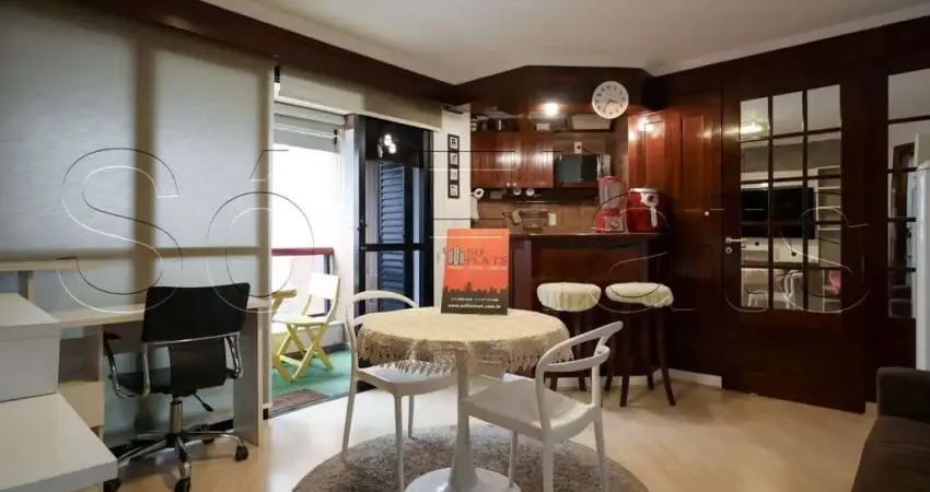 Higienópolis Classic, flat disponível para locação contendo 39m², 01 dormitório e 01 vaga.