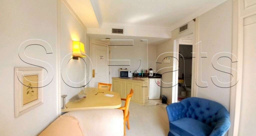 Flat The World com 30m², 1 dormitório e 1 vaga de garagem disponível para locação na Vila Olímpia