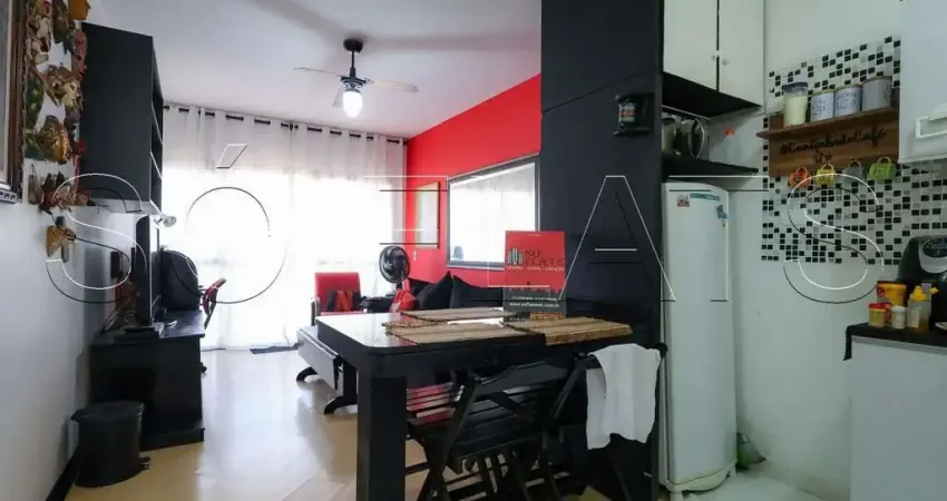 Apto no The Plaza com 42m² 1 dormitório e 1 vaga de garagem, disponível para locação nos Jardins.