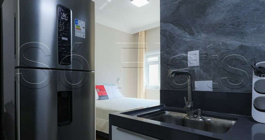 Residencial Fortuna, flat disponível para locação contendo 30m² e 01 dormitório.