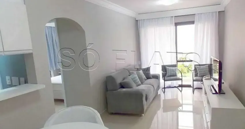 Apto no Park Avenue, disponível para locação contendo 45m², 01 dormitório e 01 vaga.