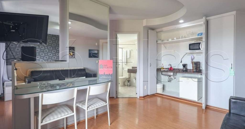 Flat Riverside disponível para venda com 35m², 1 dormitório e 1 vaga