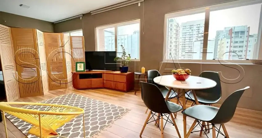 Flat Mercure SP Bela Vista disponível para venda com 40m², 2 dormitórios e 1 vaga de garagem