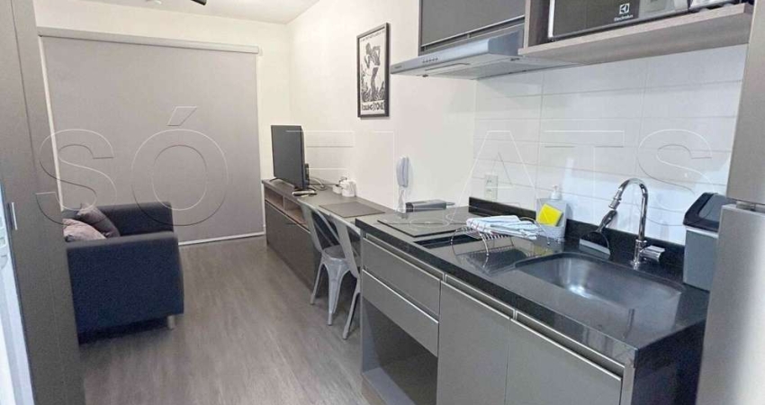 Studio Is Moema disponivel com 26,78m², 01 dorm, sem vaga de estacionamento.