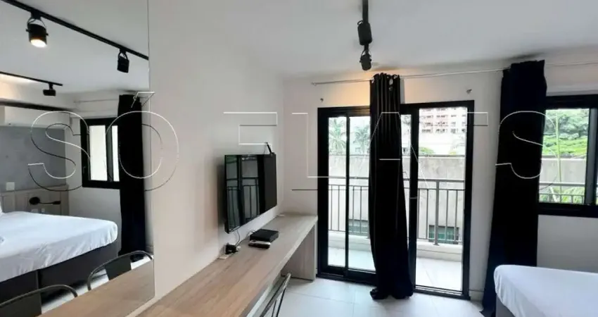 Flat no Studio Is Moema disponível para locação com excelente localização em Moema.