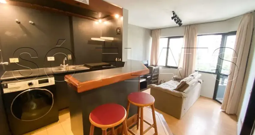 Flat park plaza brooklin, disponível para venda com 49m², 01 dorm e 01 vaga de garagem