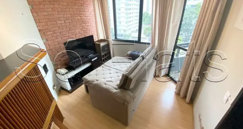 Flat Park Plaza Brooklin, disponível para venda com 47m², 01 dorm e 01 vaga de garagem