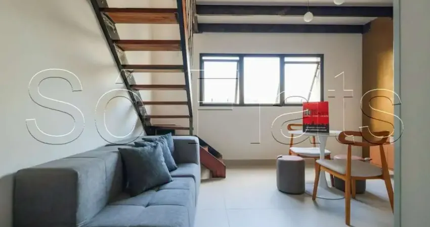 Residencial Rebouças 499, duplex disponível para locação contendo 60m², 2 dormitórios e 1 vaga.