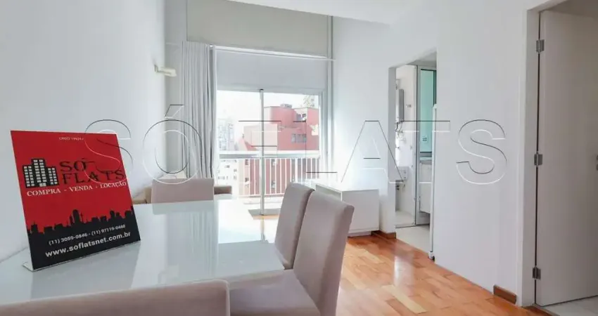 Apto no Blue Loft com 50m², 1 dormitório e 1 vaga, disponível para locação na Vila Nova Conceição.