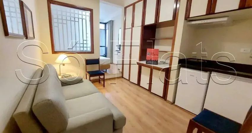 Flat Poeta Drummond disponível para venda com 28m² e 01 vaga de garagem