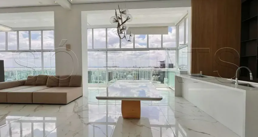 Flat alto padrão Ciragan, apto com 120m², 01 dormitório e 02 vagas de garagem