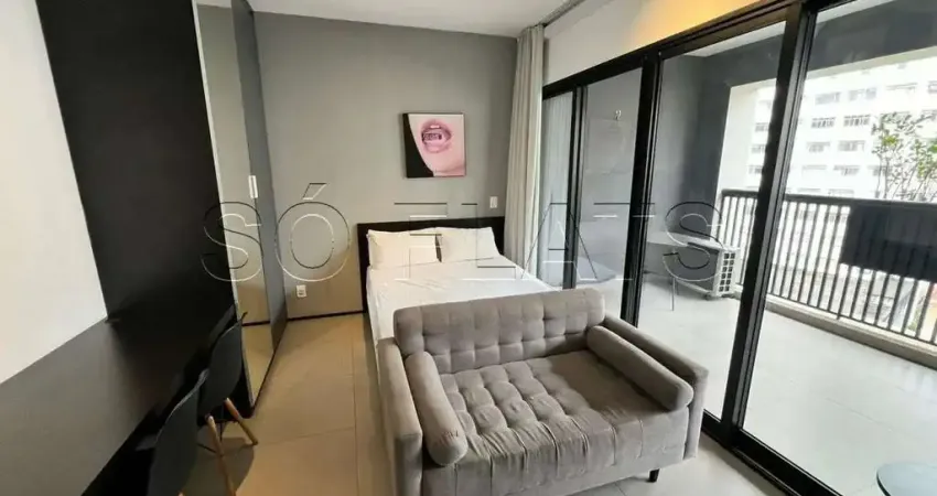VN Novo Higienópolis, flat disponível para locação com 33m² e 1 dormitório.