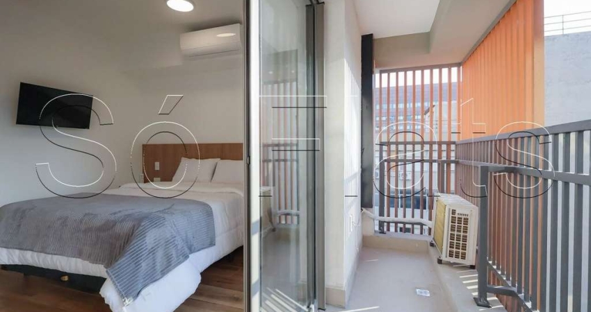 Apartamento 33m²  totalmente mobiliado para locação no Paraíso.