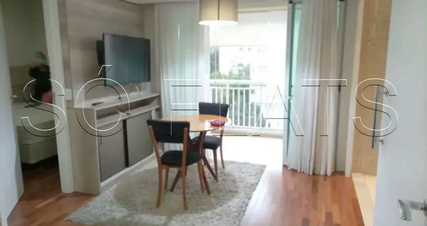 Estanconfor Villa Paulista disponível para locação com 37m², 1 dormitório e 1 vaga de garagem