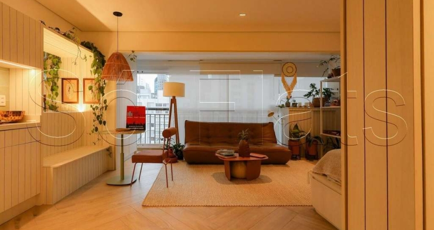 Residencial Ascent Paulista, apto disponível para locação contendo 30m² e 1 dormitório.