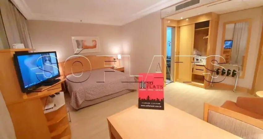 Tryp Higienópolis flat com 1 dorm com serviços inclusos no coração de Higienópolis