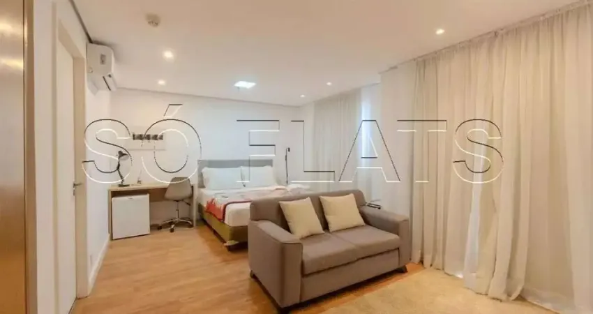Saint Charbel, flat disponível para locação contendo 36m², 1 dormitório e 1 vaga.
