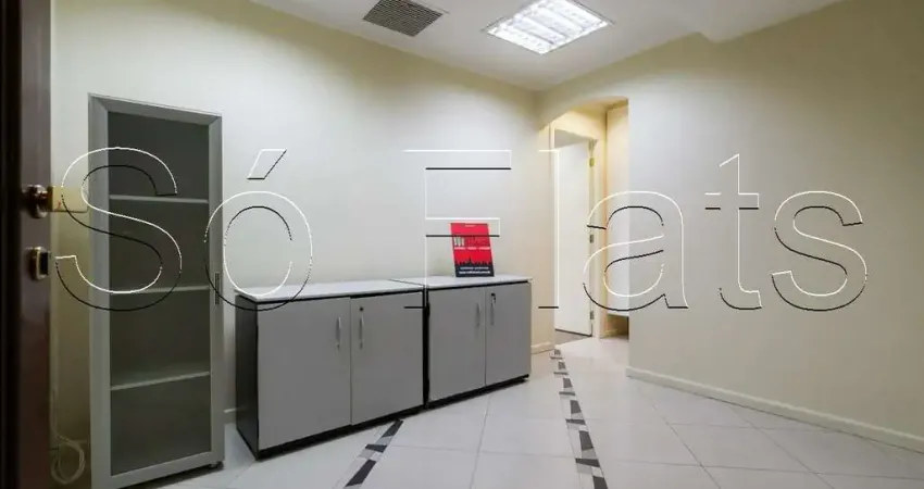 Sala comercial no The First Office Lorena disponível para locação 30m² com 1 vaga.