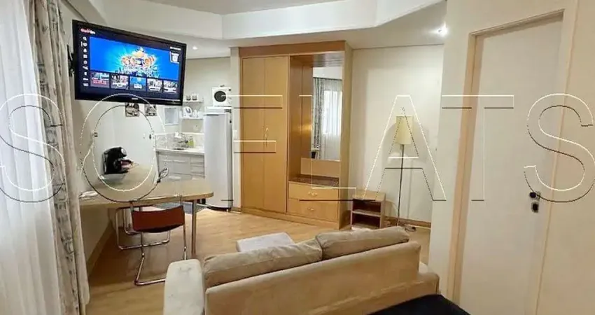 Flat Tsue Bienal disponível para venda com 26m², 01 dormitório e 01 vaga de garagem