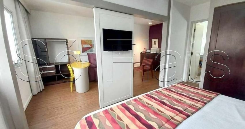 Apto no Quality Alphaville 32m² 1 dormitório 1 vaga disponível para locação em Alphaville.