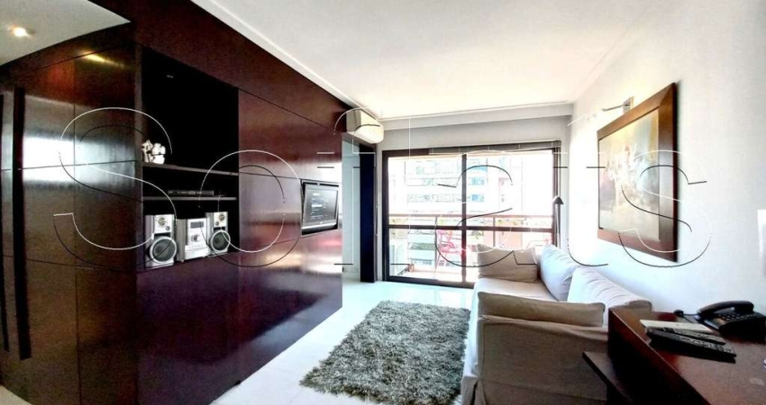 Manhattan, apto disponível para locação contendo 42m², 1 dormitório e 1 vaga.