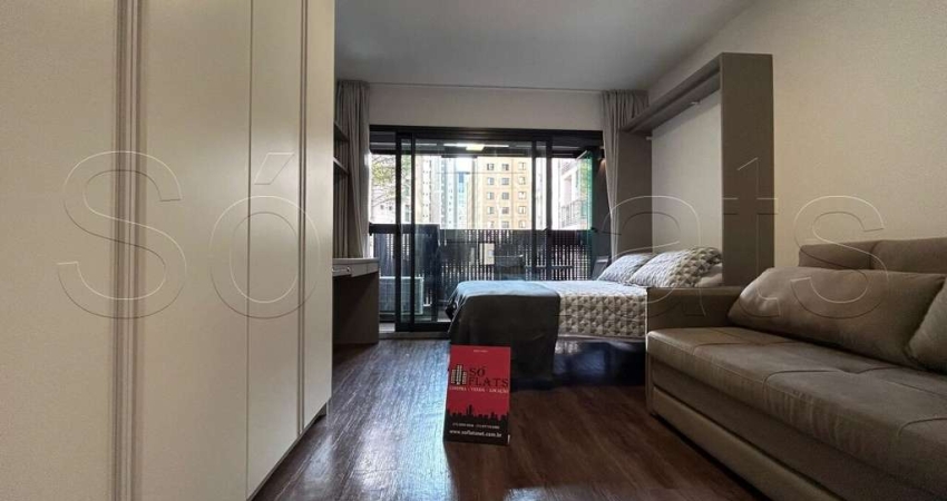 Studio Walk Moema, flat disponível para locação contendo 25m² e 01 dormitório.