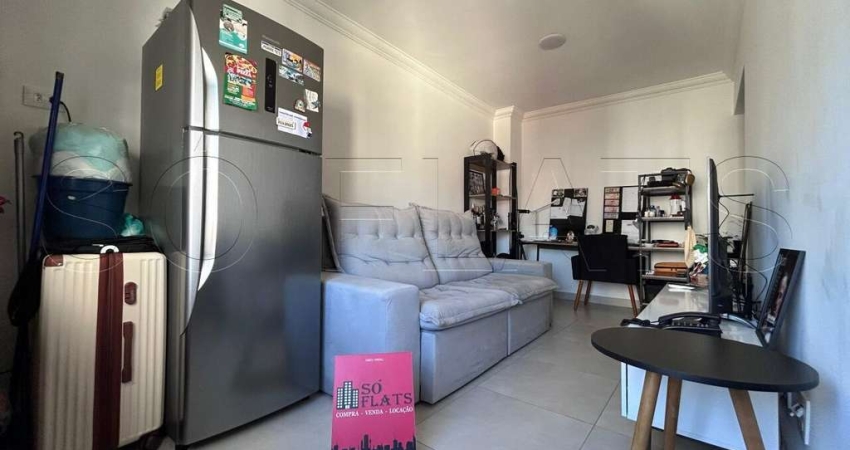 Flat São Paulo Suíte Service disponível para venda com 34m², 1 dormitório e 1 vaga de garagem