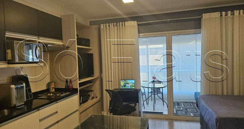 Apartamento London disponível para locação contendo 32m², 1 dormitório e 1 vaga de garagem.