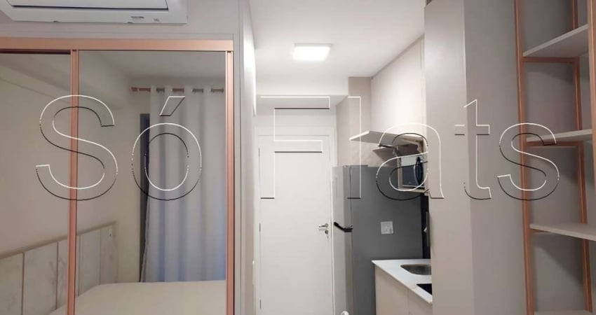 Residencial Hub Vila Madalena, studio disponível para locação com 25m² e 01 dormitório.