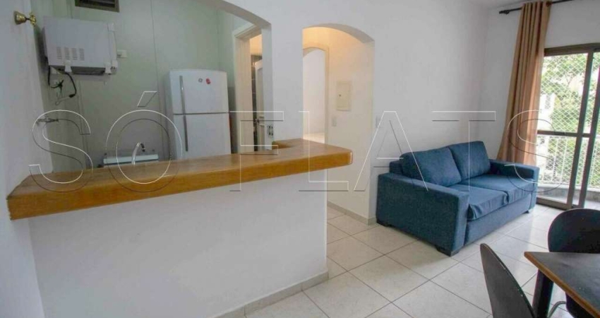 Flat com 1x dormitório na região mais nobre de São Paulo disponível, aproveite! Sem burocracia.
