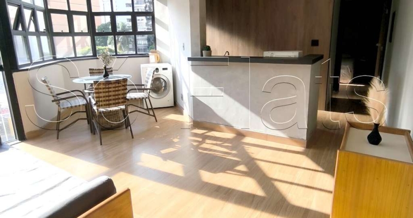Flat disponível para locação bem localizado próx da Avenida Santo Amaro e Metrô Campo Belo.