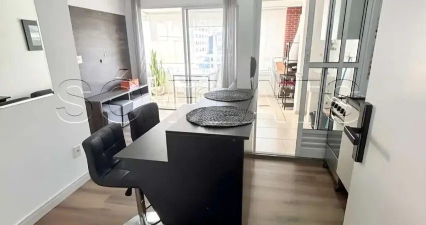 Residencial Jardim Paulista, apto disponível para locação com 36m², 01 dorm e 01 vaga.