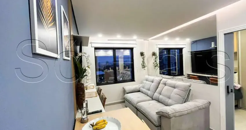 Flat no tatuapé disponível para locação contendo 29m², 01 dorm e 01 vaga de garagem