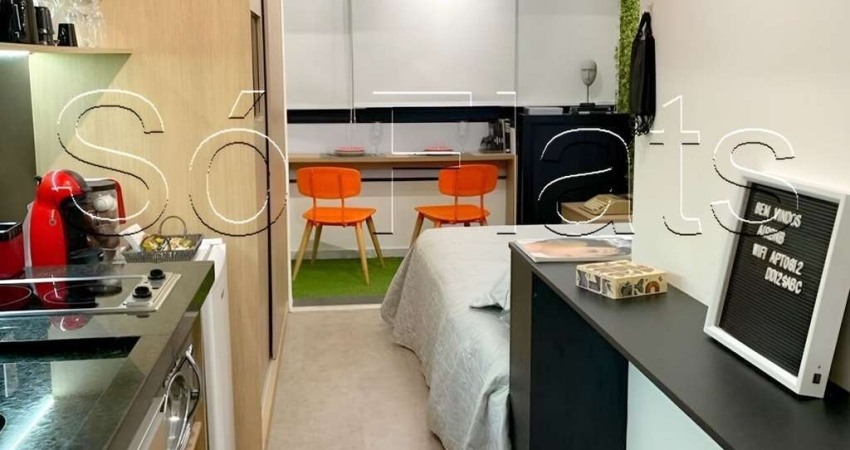 Studio To Be Free, flat disponível para locação contendo 25m² e 01 dormitório.