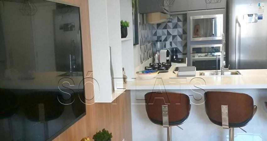 Apto Le Bougainville, disponível para locação com 55m², 01 dormitório e 01 vaga de garagem.