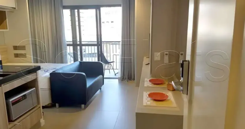 Apto estilo studio no Residencial BK30 no centro da cidade, disponível locação com 33m² e 1 dorm.