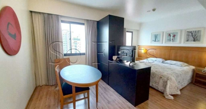 Flat Slaviero Moema disponível para venda com 26m², 1 dormitório e 1 vaga de garagem