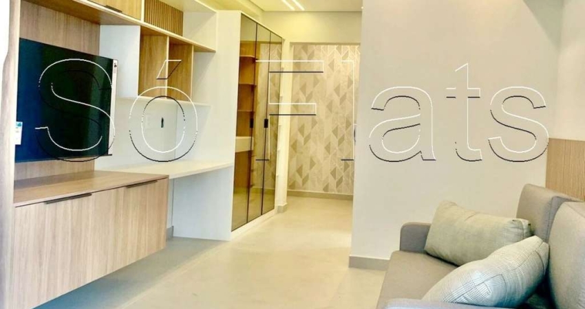 Residencial Z Pinheiros, apto disponível para locação com 35m² e 1 dormitório.