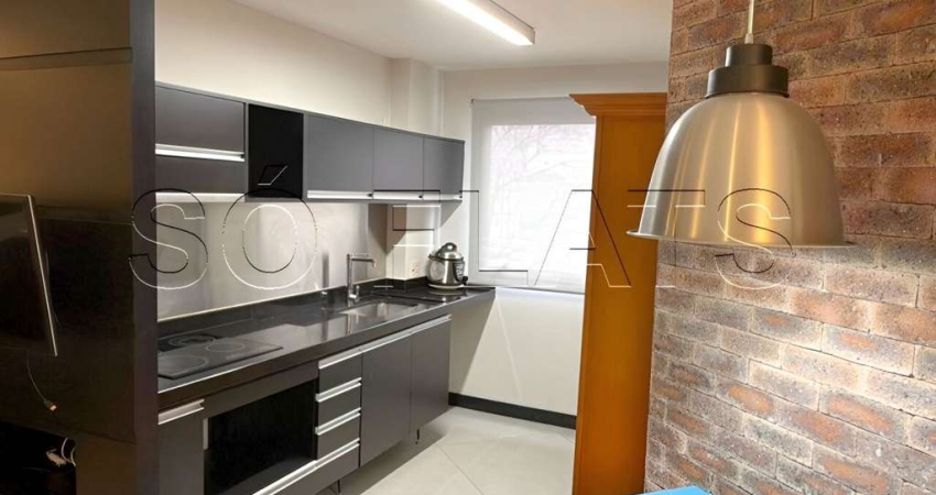 Residencial Vila Nova Concept, disponível para locação com 35m², 1 dormitório e 1 vaga de garagem.