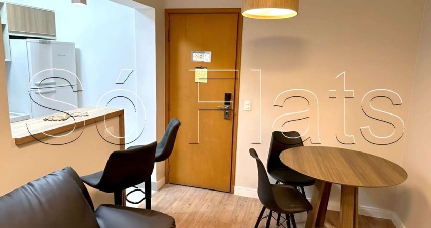 Mercure SP Berrini, flat disponível para locação contendo 43m², 01 dormitório e 01 vaga.